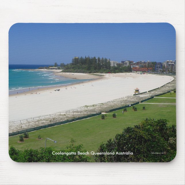 Tapis De Souris Mousepad Coolangatta Beach Queensland Australie (Devant)