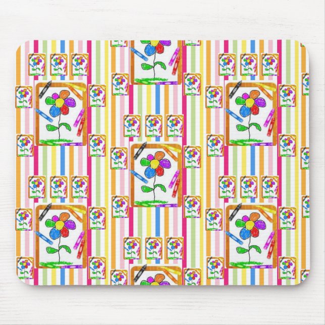 Tapis De Souris Mousepad Crayon (Devant)
