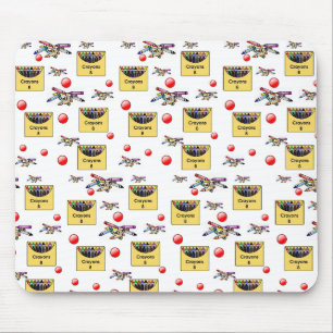 Tapis De Souris Mousepad Crayon