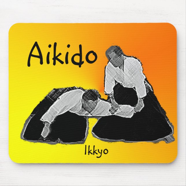 Tapis De Souris Mousepad d'Aikido (Devant)