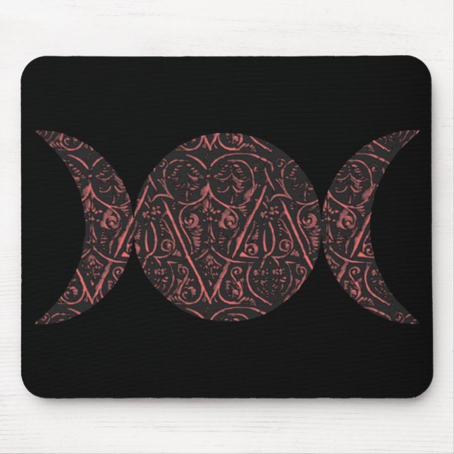 Tapis De Souris Mousepad d'arrière - plan de noir de déesse (Devant)