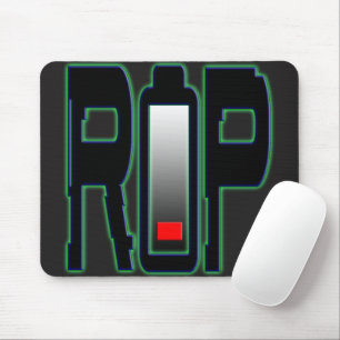 Tapis De Souris Mousepad de batterie RIP