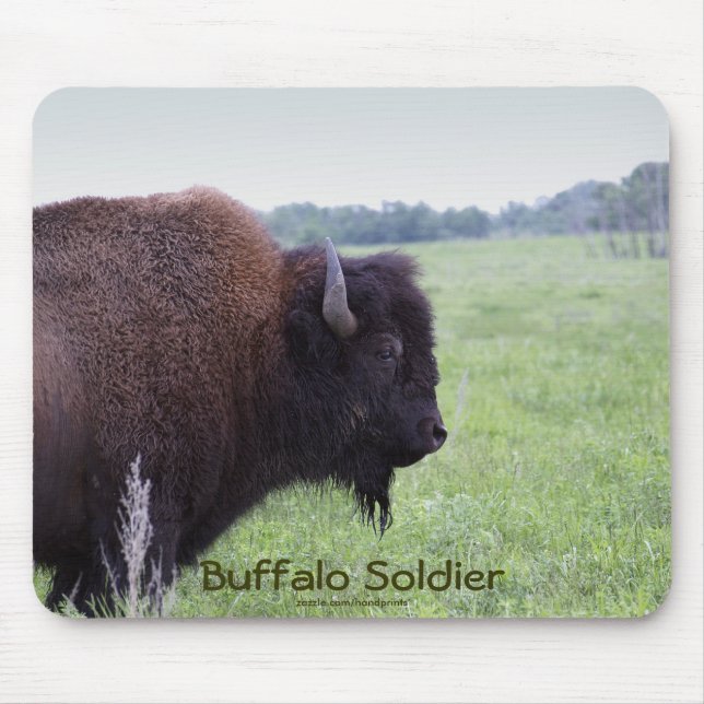Tapis De Souris Mousepad de bison des plaines américaines (Devant)