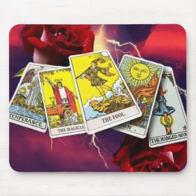 Tapis De Souris Mousepad de carte de tarot (Devant)