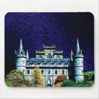 Tapis De Souris Mousepad de château de nuit d'imaginaire