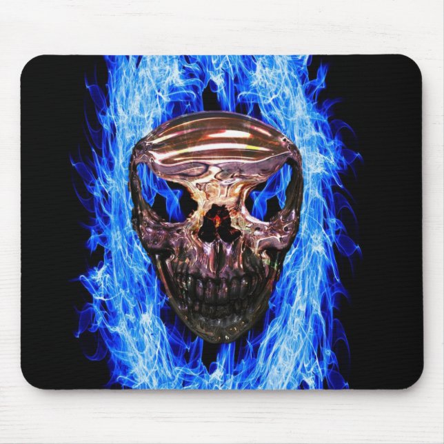 Tapis De Souris Mousepad de crâne (Devant)