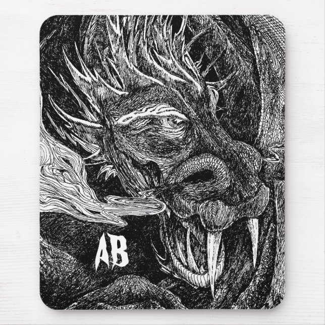 Tapis De Souris Mousepad de dragon (Devant)