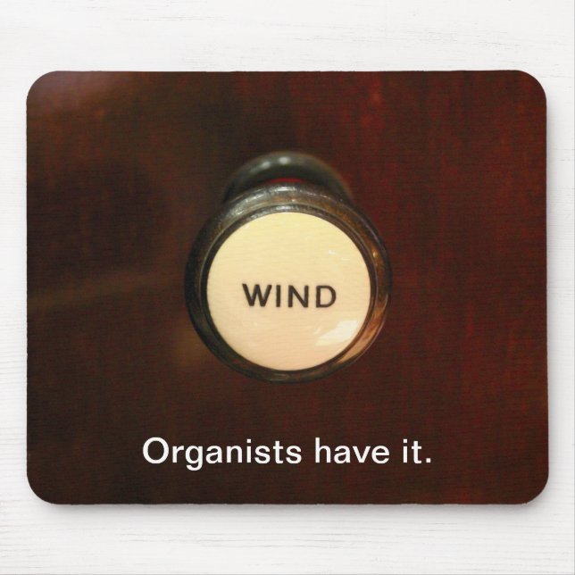 Tapis De Souris Mousepad de drawstop de vent (Devant)