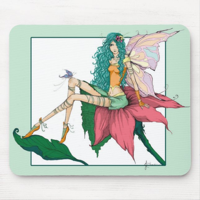 Tapis De Souris Mousepad de fée de ressort (Devant)