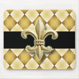 Tapis De Souris Mousepad de Fleur de Lis