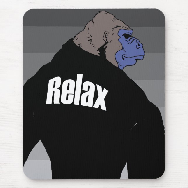 Tapis De Souris Mousepad de gorille (Devant)