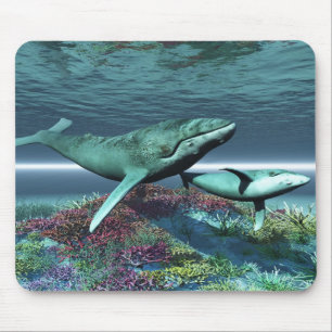 TAPIS DE SOURIS MOUSEPAD DE LA CHANSON DE BALEINE
