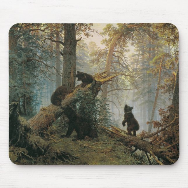 Tapis De Souris Mousepad de la forêt de Chiskine (Devant)