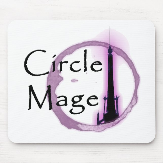 Tapis De Souris Mousepad de Mage de cercle (Devant)