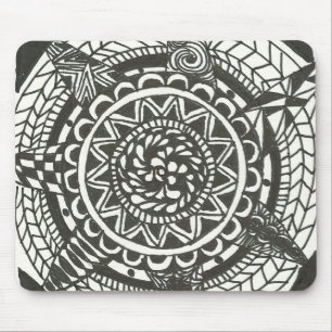 Tapis De Souris Mousepad de mandala