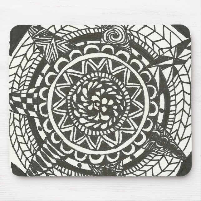 Tapis De Souris Mousepad de mandala (Devant)
