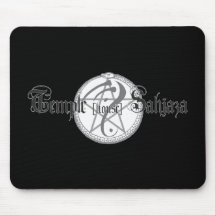 Mousepad de noir de logo de Sahjaza