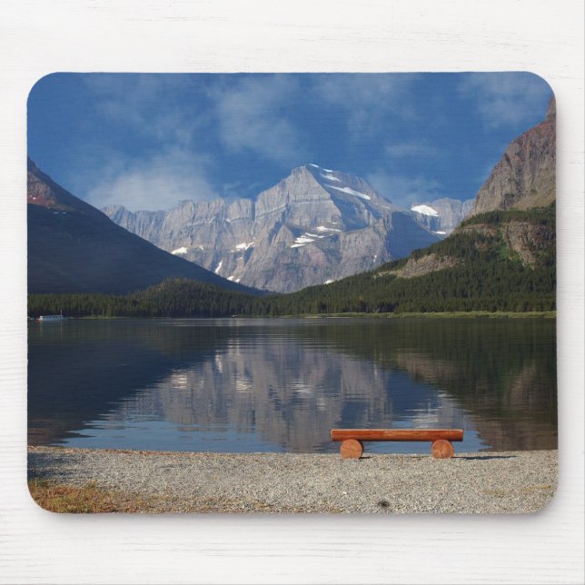 Tapis De Souris Mousepad de parc national de glacier (Devant)