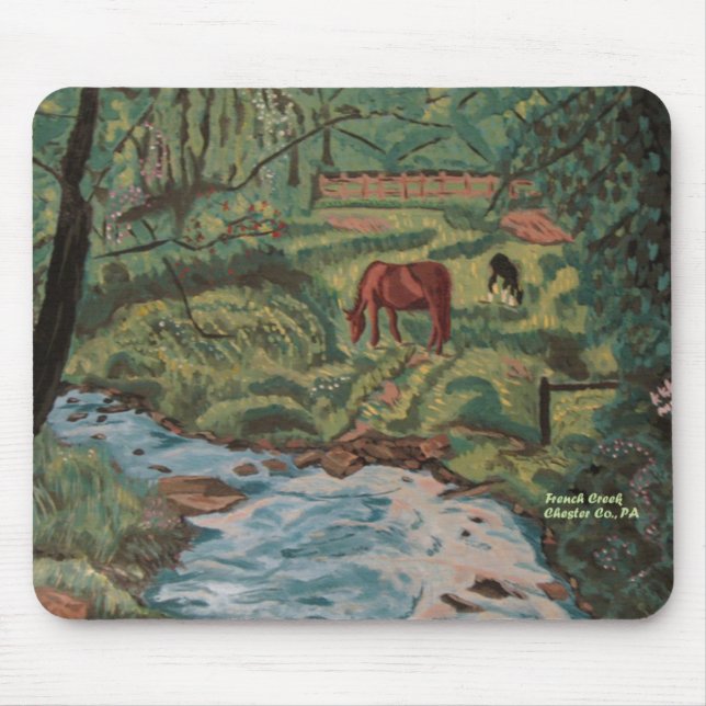 Tapis De Souris Mousepad de paysage de crique (Devant)