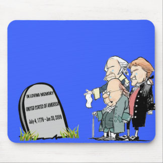 Tapis De Souris Mousepad de pierre tombale des Etats-Unis