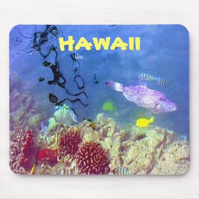 Tapis De Souris Mousepad de poisson hawaïen (Devant)