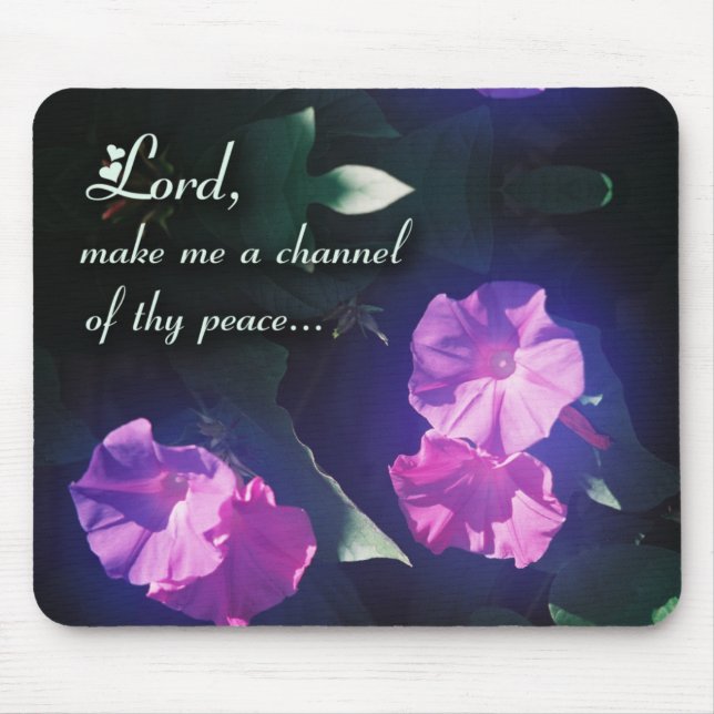 Tapis De Souris Mousepad de prière de Francis de saint (Devant)