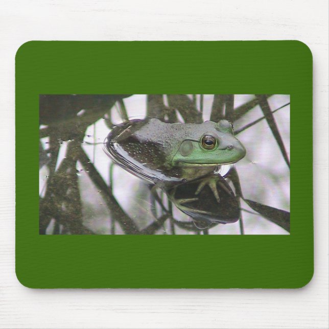Tapis De Souris Mousepad de réflexion de grenouille (Devant)
