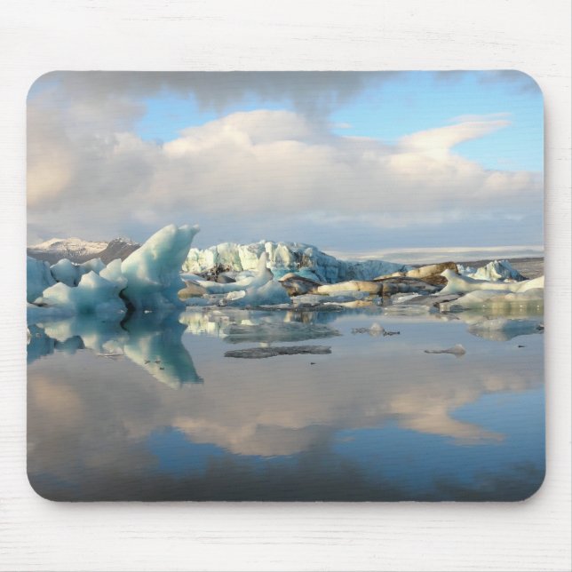 Tapis De Souris Mousepad de réflexion de lac d'iceberg de (Devant)
