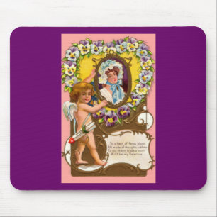 Tapis De Souris Mousepad de Saint-Valentin Vintage