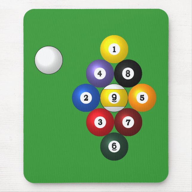 Tapis De Souris mousepad de support de 9 boules (Devant)