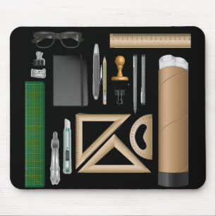 Tapis De Souris mousepad de table d'architecte