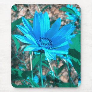Tapis De Souris Mousepad de tournesol bleu sauvage