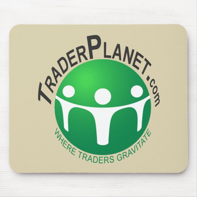Tapis De Souris mousepad de TraderPlanet.com avec le logo (Devant)