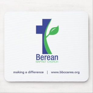Tapis De Souris Mousepad d'église baptiste de Berean