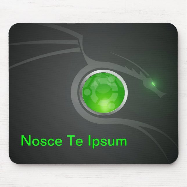 Tapis De Souris Mousepad d'enthousiaste de dragon de Nosce Te (Devant)