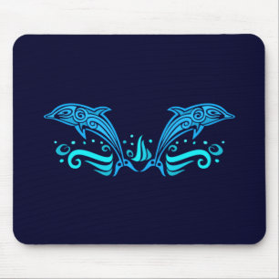 Tapis De Souris Mousepad des dauphins tribaux