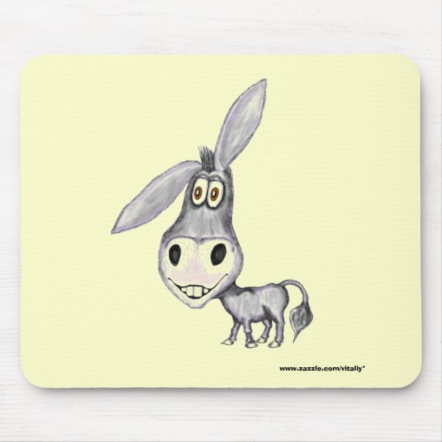 Tapis De Souris mousepad drôle d'âne (Devant)