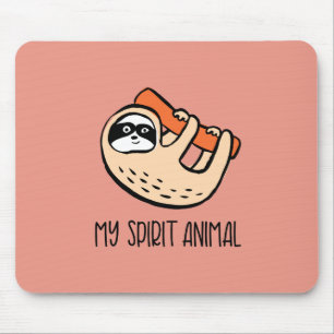 Tapis De Souris Mousepad drôle de paresse