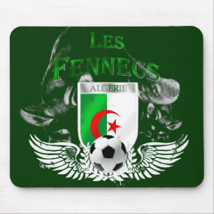 Tapis De Souris Mousepad du football de drapeau de Les Fennecs
