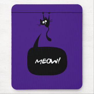 Tapis De Souris mousepad du pourpre 2 de minou de meow