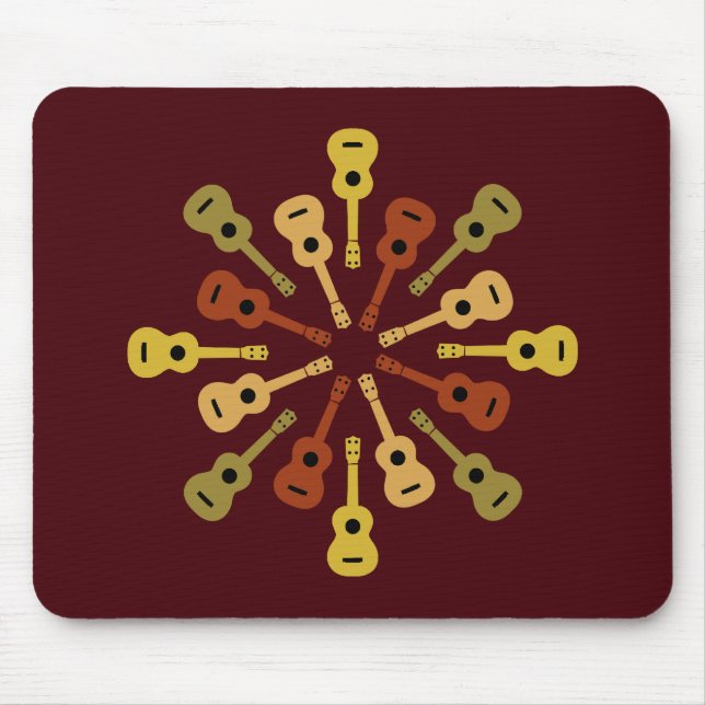Tapis De Souris Mousepad d'ukulélé (Devant)