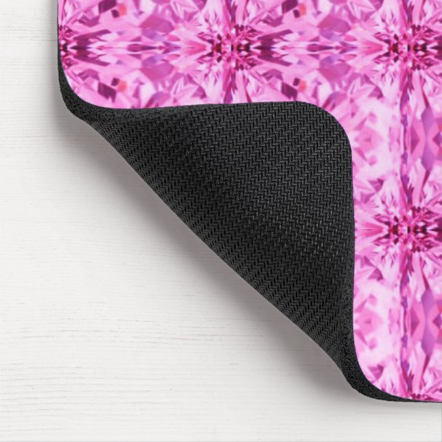 Tapis De Souris Mousepad en diamant rose (Coin)