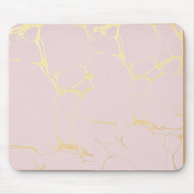 Tapis De Souris Mousepad en marbre rose (Devant)