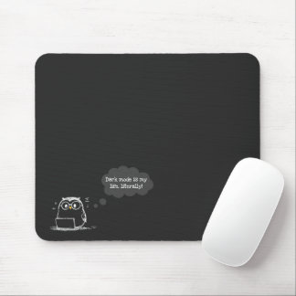 Tapis De Souris Mousepad en mode foncé pour les amateurs de techno
