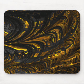 Tapis De Souris Mousepad - F1488 "Black Gold Flow" 1