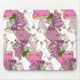 Tapis De Souris Mousepad fées de champignons roses