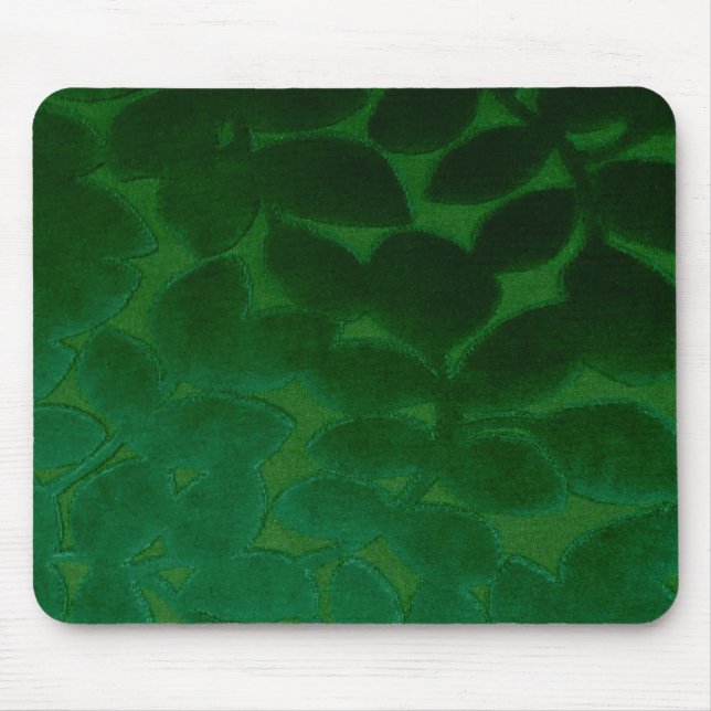 Tapis De Souris Mousepad Feuille vert (Devant)