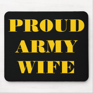 Tapis De Souris Mousepad Fière épouse de l'armée