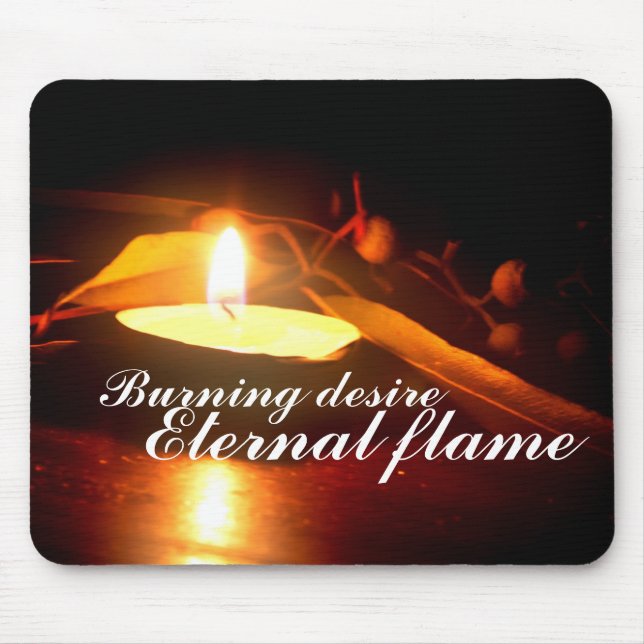 Tapis De Souris Mousepad flamme éternelle (Devant)