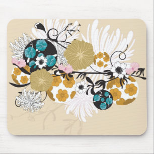 Tapis De Souris Mousepad floral